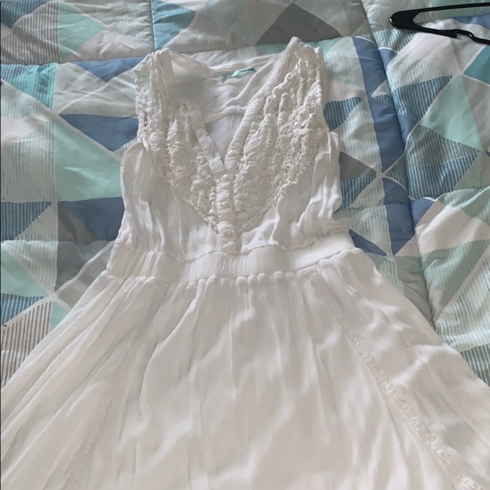 White dress! Great to wear for weddings!